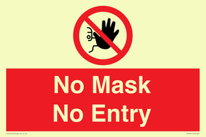 No Mask No Entry